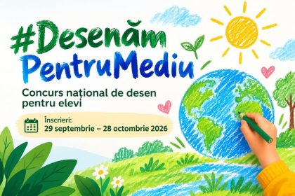 Concursul național „Desenăm pentru mediu” a fost lansat pentru elevii din clasele I–VI