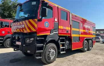 Incendiu la Spitalul Clinic CFR din Constanța.