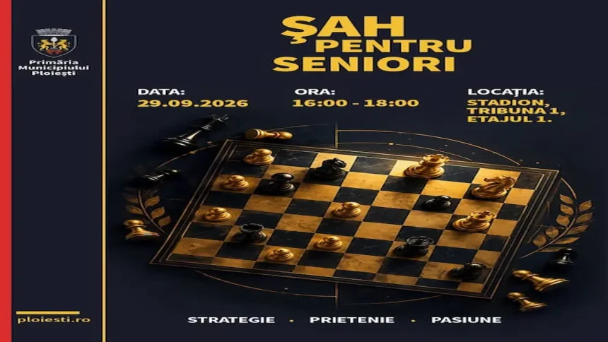 Ploieștiul dă startul programului „Șah pentru Seniori”,