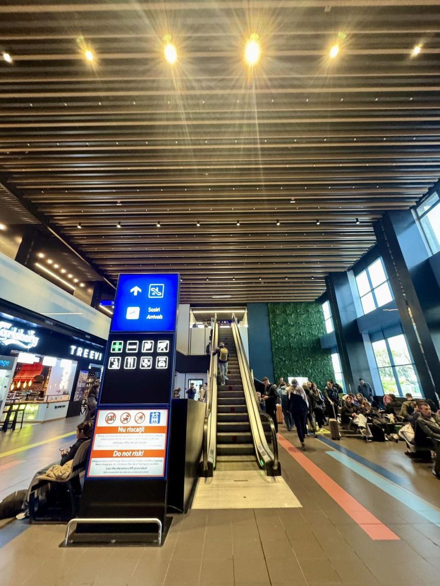 Incendiu la terminalul Aeroportului Otopeni