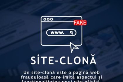 Site-urile clonă, capcana online care îți poate fura datele personale și banii.