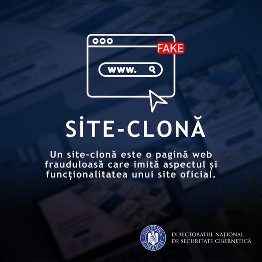 Site-urile clonă, capcana online care îți poate fura datele personale și banii.