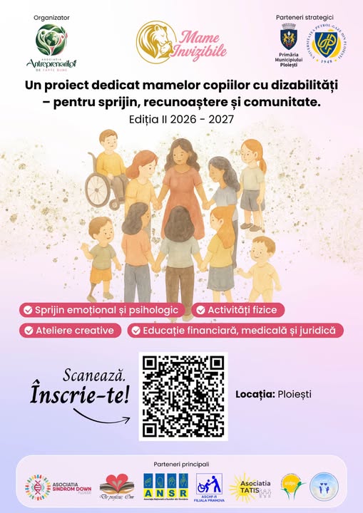 Ploieștiul susține a doua ediție a proiectului „Mame Invizibile”