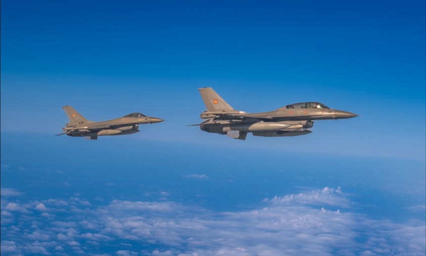 Dronele de atac din Marea Neagră, doborâte de avioanele F-16 ale României lângă Sulina