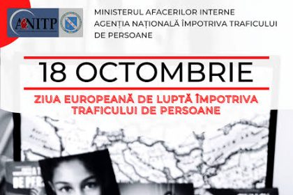 Ziua europeană de luptă împotriva traficului de persoane, marcată la 18 octombrie